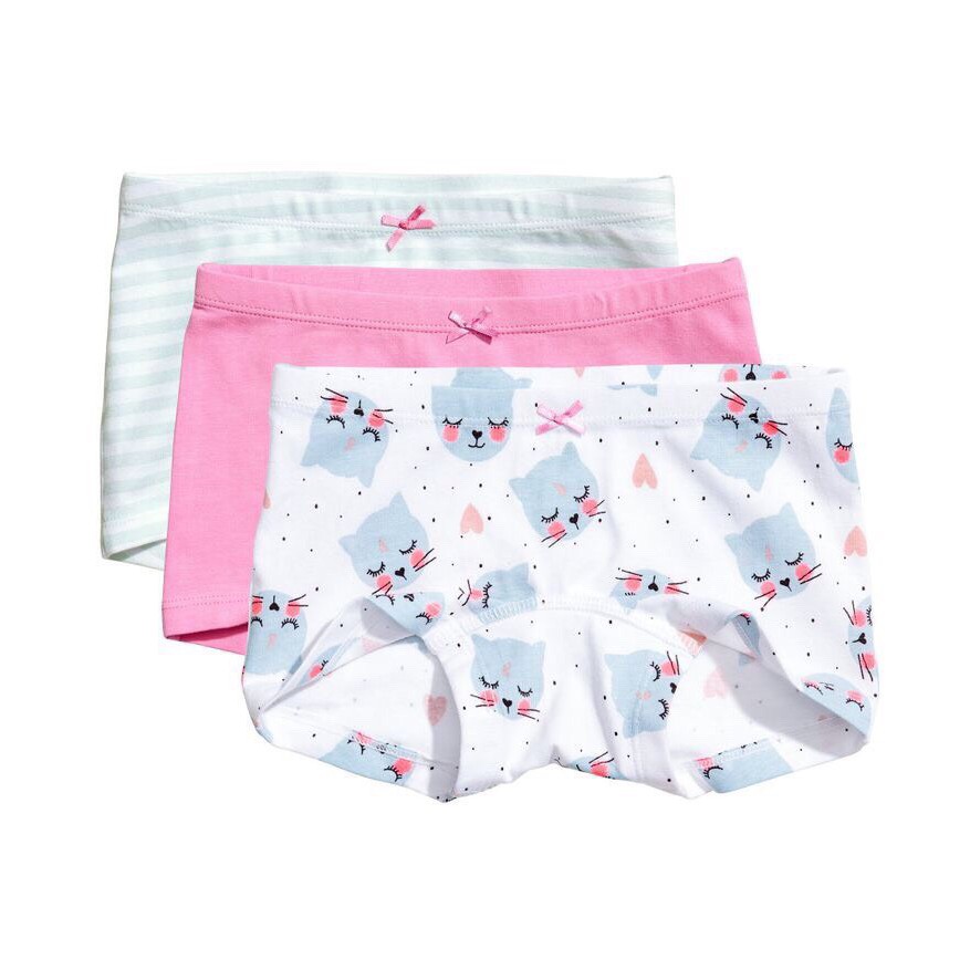 COMBO 5c Quần Chip HM Made in Combodia, hàng XK xịn COTTON 100% thoáng mát, size 1-10Y