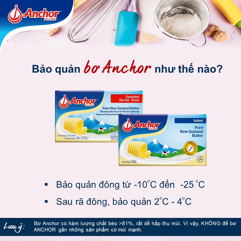 Bơ Mặn Anchor 250gr