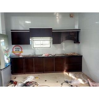 Tủ bếp giá rẻ, nhựa Đài Loan cao cấp, chỉ 1.299k/mét dài - Tủ Nhựa Hải Hậu