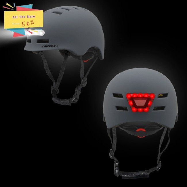 🔥Hàng xịn🔥 Riding Helmet Commuter Exercise Bicycle Electric Scooter Balance Bike Riding Helmet With Front And Rear Lights