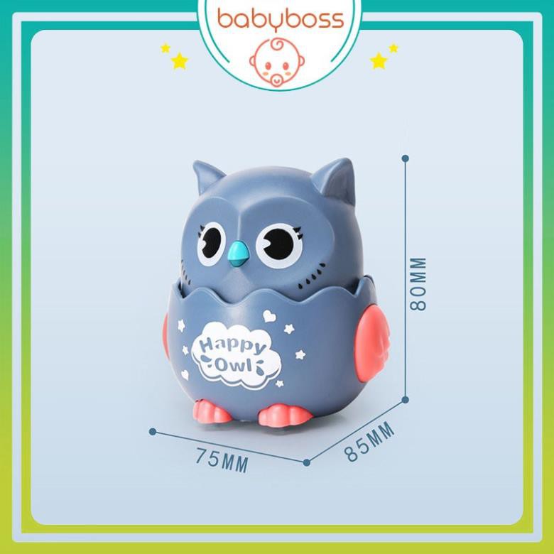 Đồ chơi vui nhộn chim cú mèo đáng yêu cho bé chạy dây cót - babyboss