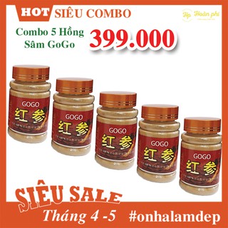 Combo 5 Hồng Sâm GOGO
