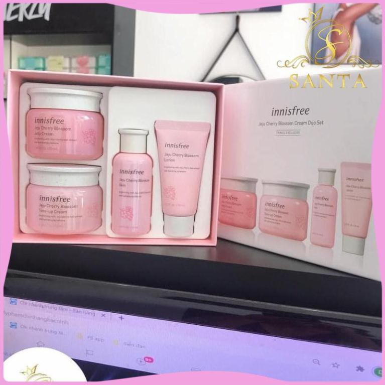 [CHÍNH HÃNG] SET DƯỠNG INNISFREE ĐÀO FULL SIZE (HỒNG) | BigBuy360 - bigbuy360.vn