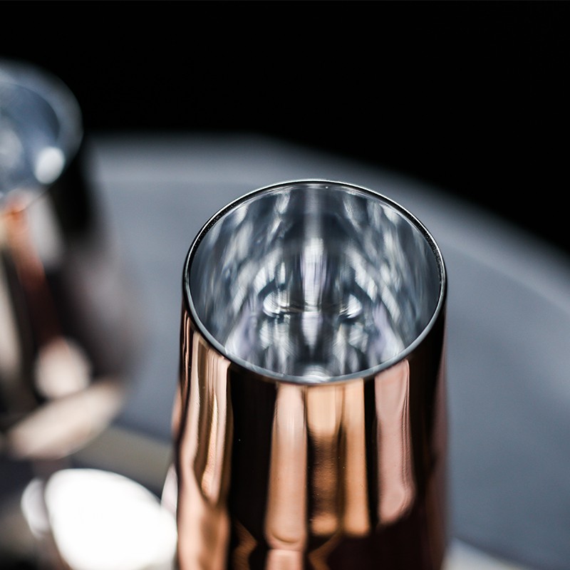 Champagne Glass - Ly Champagne mạn đồng tráng pha lê