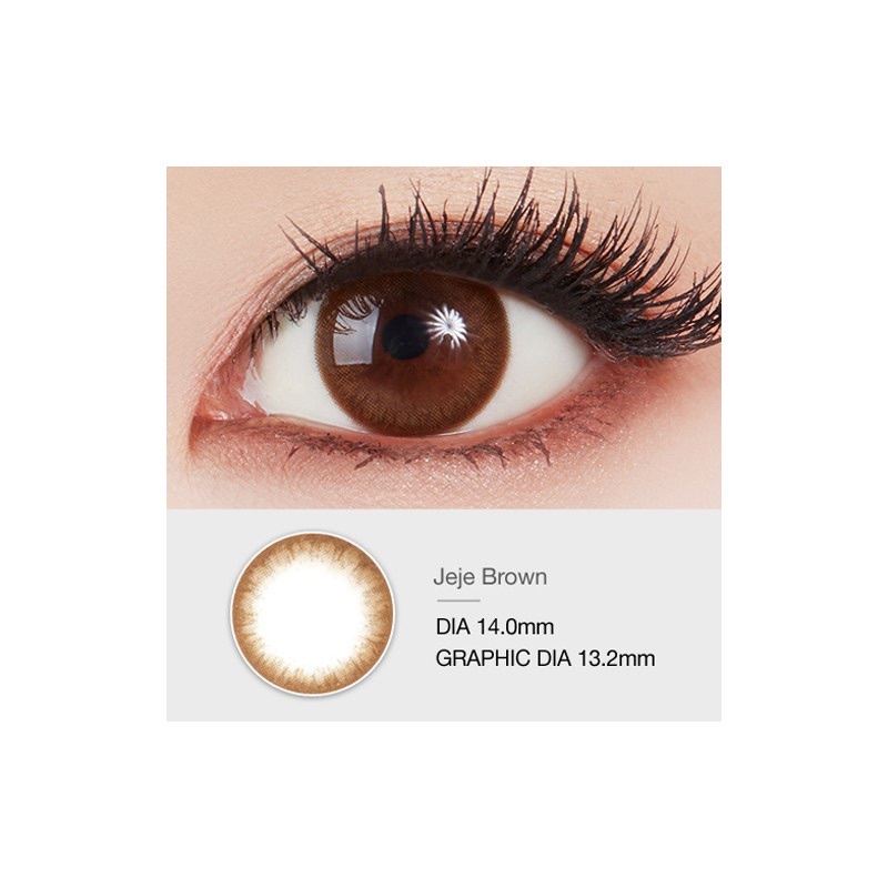 Kính Áp Tròng JEJE BROWN 14.0mm - Kính Áp Tròng FAIRY SHOP CONTACT LENS - độ cận 0 đến 8