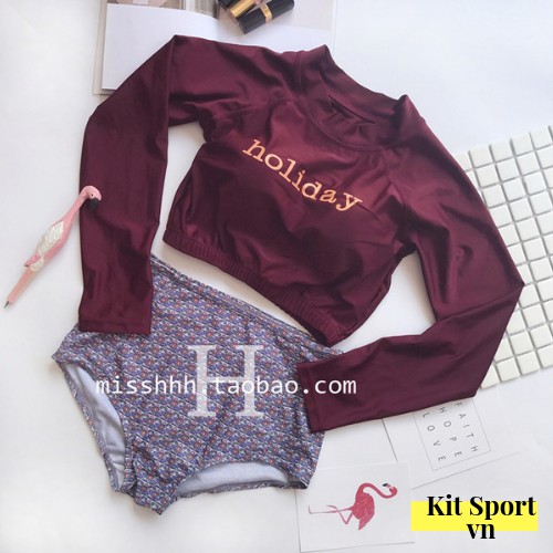 Bộ Đồ Bơi Đi Tắm Biển Nữ Bikini 2 Mảnh (1 Set Áo Bra Và Quần Lót) 1755 II KIT SPORT VIỆT NAM