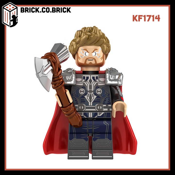 Lắp ráp Đồ chơi Nhân vật Thần Sấm Thor Love and Thunder Tình yêu và Sấm sét Marvel KF6161