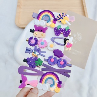 Set 14 kẹp tóc cặp tóc nhiều hình dễ thương phong cách Hàn Quốc cho bé gái