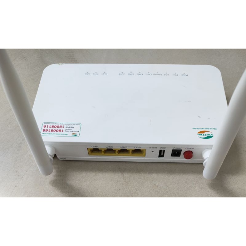 Modem GPON Viettel ZTE - ZXHN F670Y, F670L phát wifi 2 băng tần 2.4G và 5G