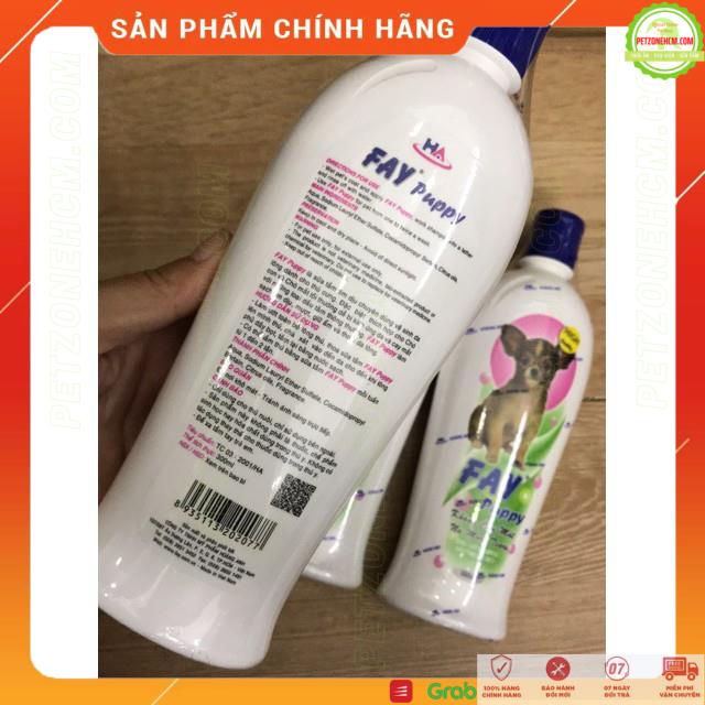 Sữa tắm cho chó con FAY Puppy 🤞 FREESHIP 70K 🤞 FAY Puppy chó con và Chó Mắt Lồi | Pug | Chihuahua | 300ml | 800ml