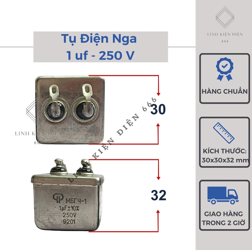 Tụ Dầu Nga 1uf 250v Tụ Nga Loại Tốt