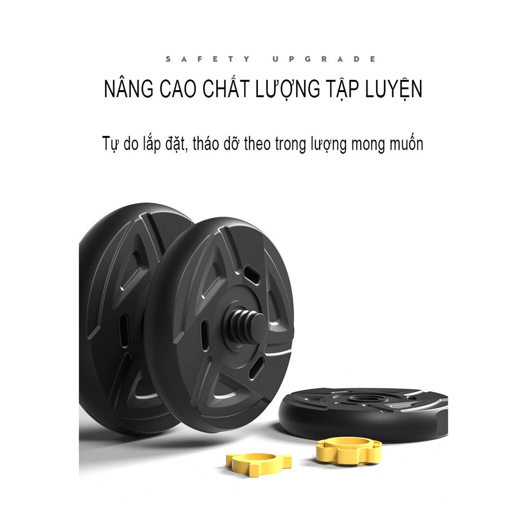 Bộ Tạ Tay Đa Năng Điều Chỉnh 3 In 1 (20kg) Kiểu Dáng Mới Đại Nam Sport + Tặng Găng Tay,Kìm Bóp