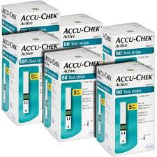 50 TEST THỬ ĐƯỜNG HUYẾT ACCU-CHEK ACTIVE CHÍNH HÃNG