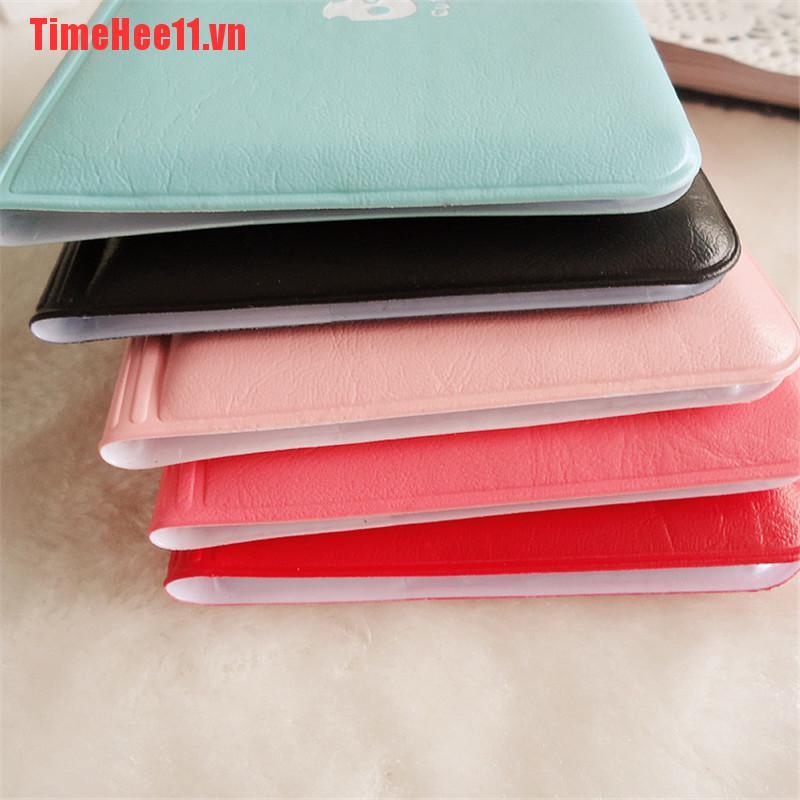 【TimeHee11】1pc Candy Color License Bag Documents Card Purse Passport Wallet C