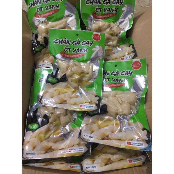 Chân gà cay cay muối ớt xanh