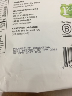 Hạt chia Mỹ Nutiva