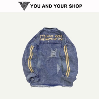 Áo Khoác Jean (Denim Jacket) Nam Nữ YAYSHOP cá tính cực ngầu - UNISEX