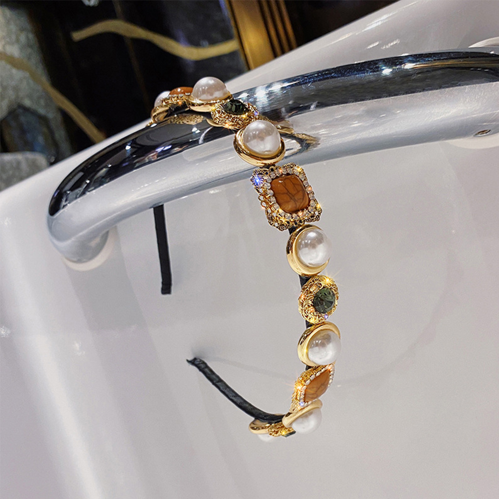 Cài Tóc Đính Đá Và Ngọc Trai Thời Trang Cho Nữ