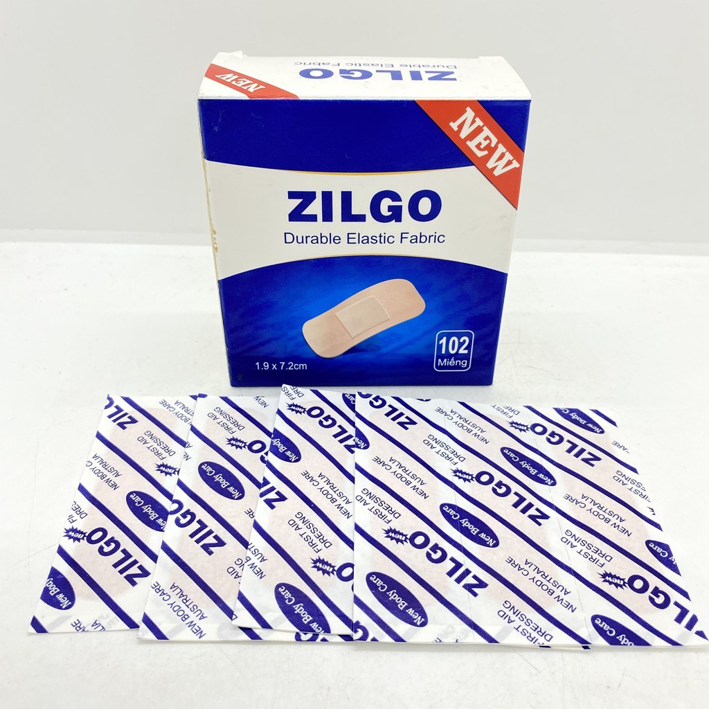 Băng Zilgo cá nhân hộp 102 miếng