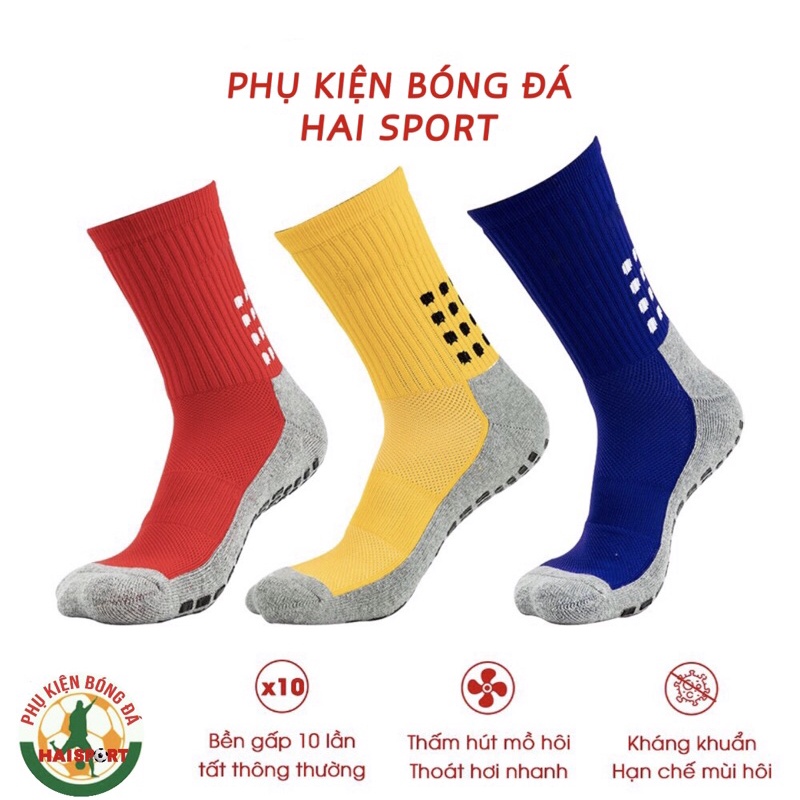 Tất bóng đá  Chống trơn loại ngắn cao cấp  Tất chống trơn trượt thể thao bóng đá