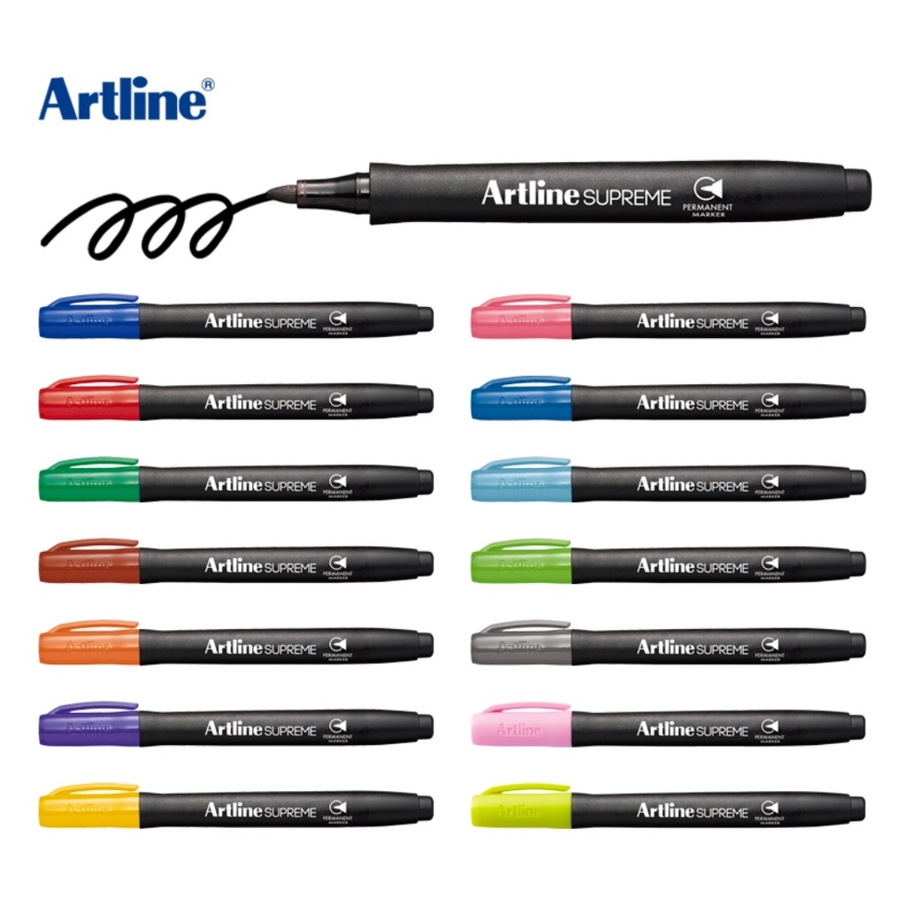 Bút lông dầu marker Artline Supreme EPF-700 viết trên nhiều chất liệu - Nhiều màu đặc sắc