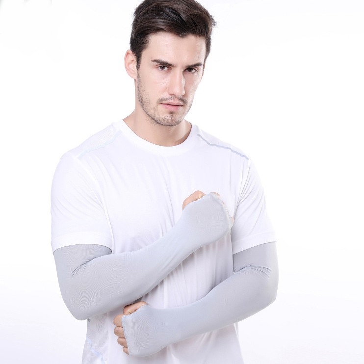 Ống Tay Áo Chống Nắng Bằng Lụa Lạnh Cá Tính 4 Mùa