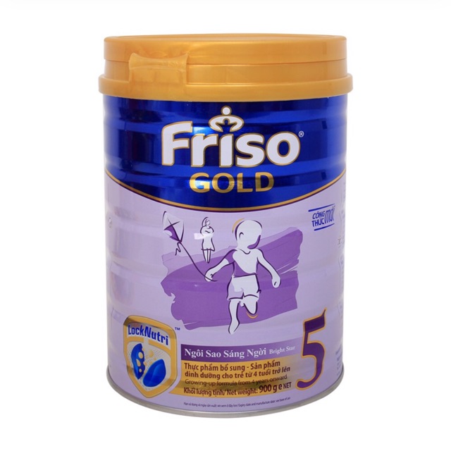 Sữa  Friso Gold số 5 (900g) cho bé 2 tuổi trở lên