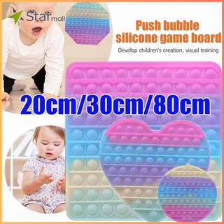 Đồ Chơi Vọc Tay Bóp Bong Bóng Màu Cầu Vồng Cỡ Lớn Giúp Giảm Căng Thẳng / Người Tự Kỷ Đặc Biệt