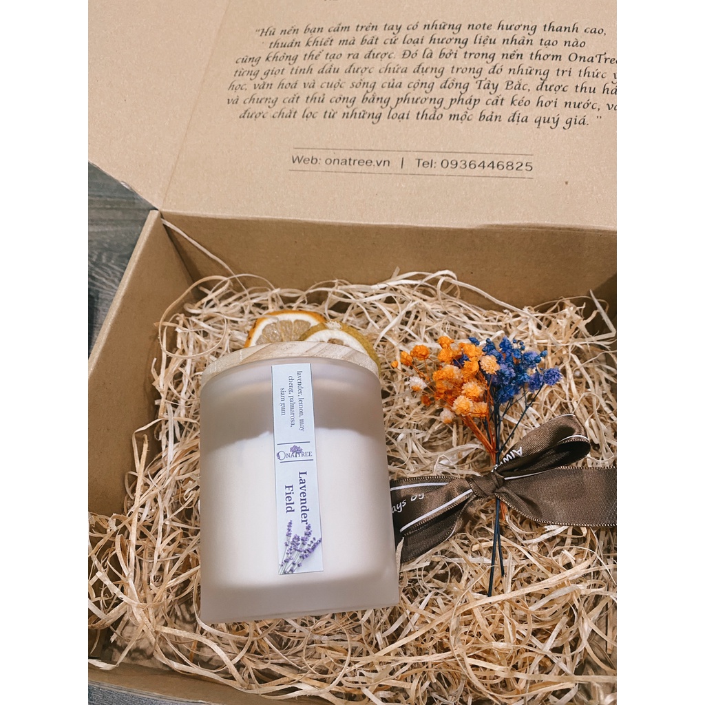 [ Tặng Diêm Dài] Set Quà Sinh Nhật Quà Tặng Nến Thơm OnaTree Wild Herbs