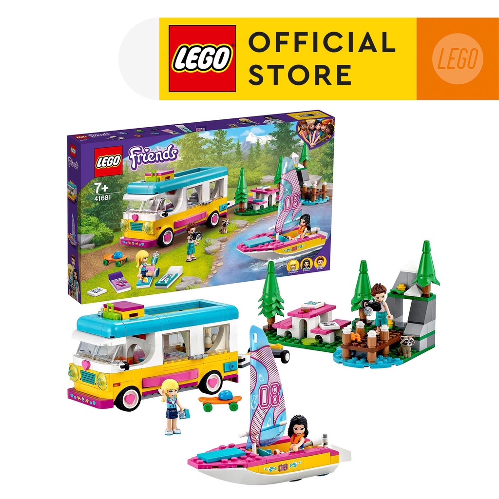LEGO Friends 41681 Chuyến dã ngoại mùa hè (487 chi tiết) Đồ chơi giáo dục lắp ráp cho bé gái