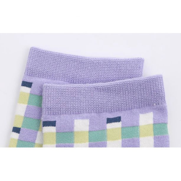 Tất cotton cổ cao họa tiết nhiều kiểu xinh xắn phong cách Hàn Quốc cho nam và nữ