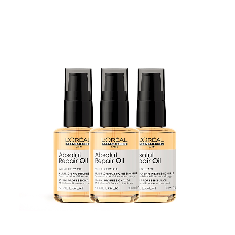 [HÀNG TẶNG KHÔNG BÁN] Combo 3 Dầu dưỡng L'Oréal Professionnel Serie Expert Absolut Repair Gold