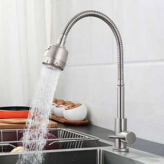 Vòi rửa chén lò xo lạnh SUS 304