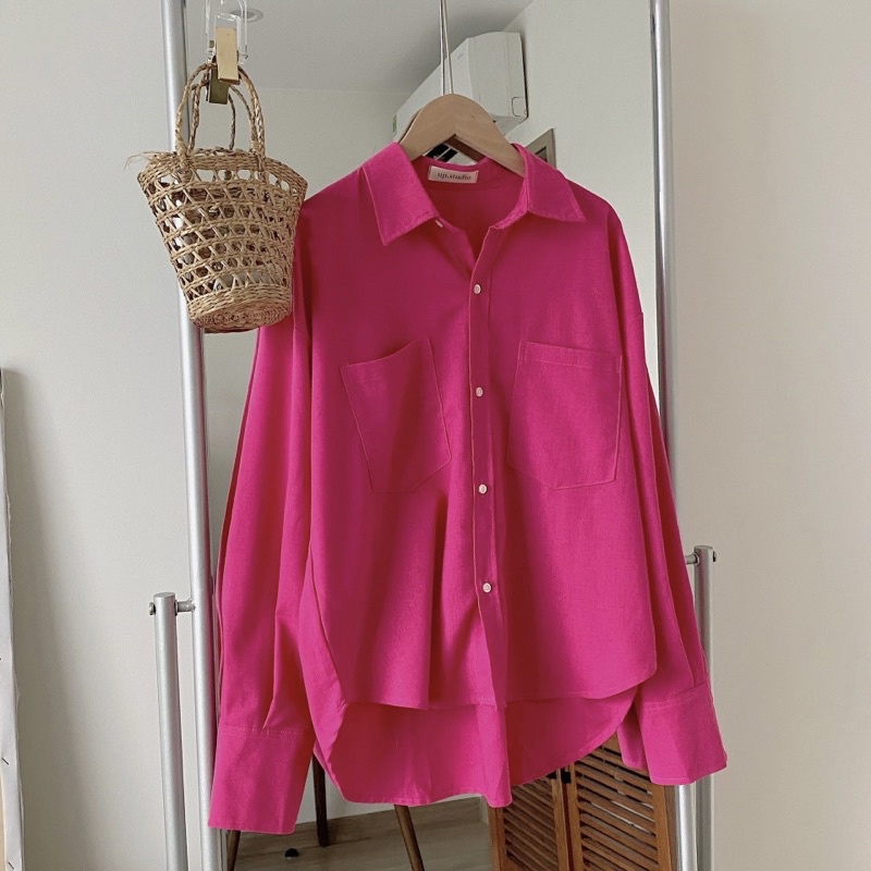 Áo Sơ Mi Đũi Thô Dày Dặn Đủ Màu