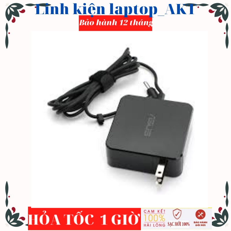 Sạc Laptop Asus 19V- 3.42A- 65W vuông chân nhỏ Zenbook 14 UX21 UX31A UX32A M509 X509 X509J X545 X509JA UX301 UX302