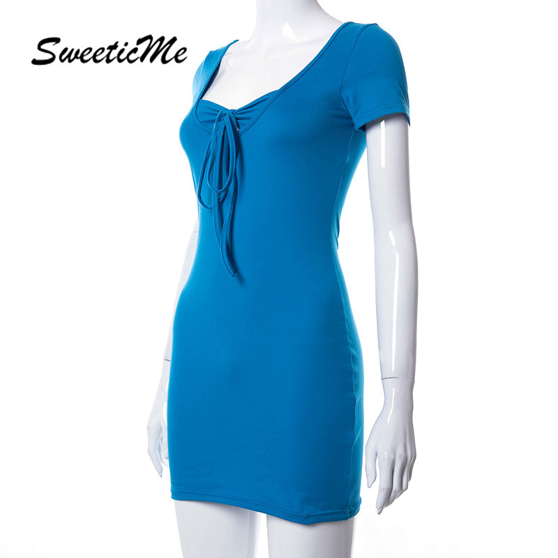 Đầm Ôm Dáng Màu Trơn Thắt Dây Thời Trang 2021 Cho Nữ | BigBuy360 - bigbuy360.vn