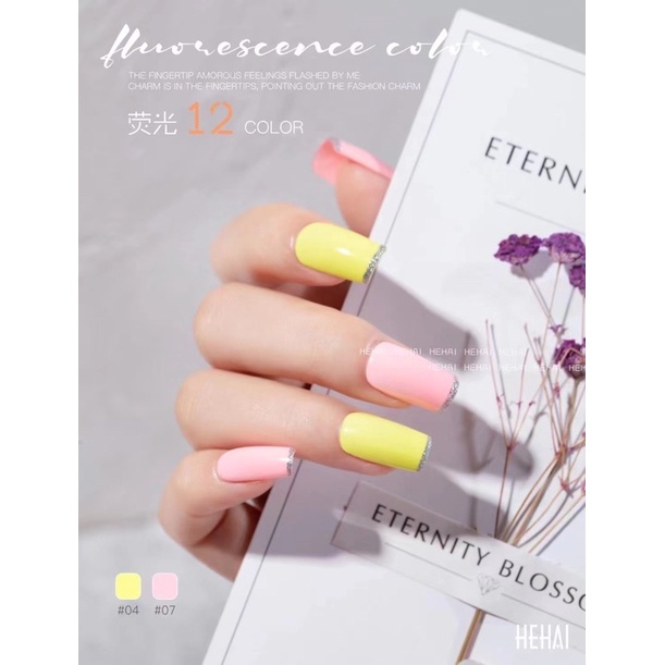 Set sơn gel Neon chai sơn cao cấp