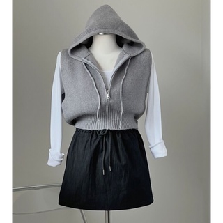 [Brandi/Vivid Closet] Chân Váy Ngắn Dây Thun 3 Màu order từ Hàn