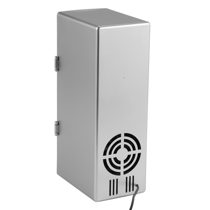 Tủ Lạnh Usb Mini Dùng Cho Lon Bia / Nước Uống Để Xe Hơi / Văn Phòng