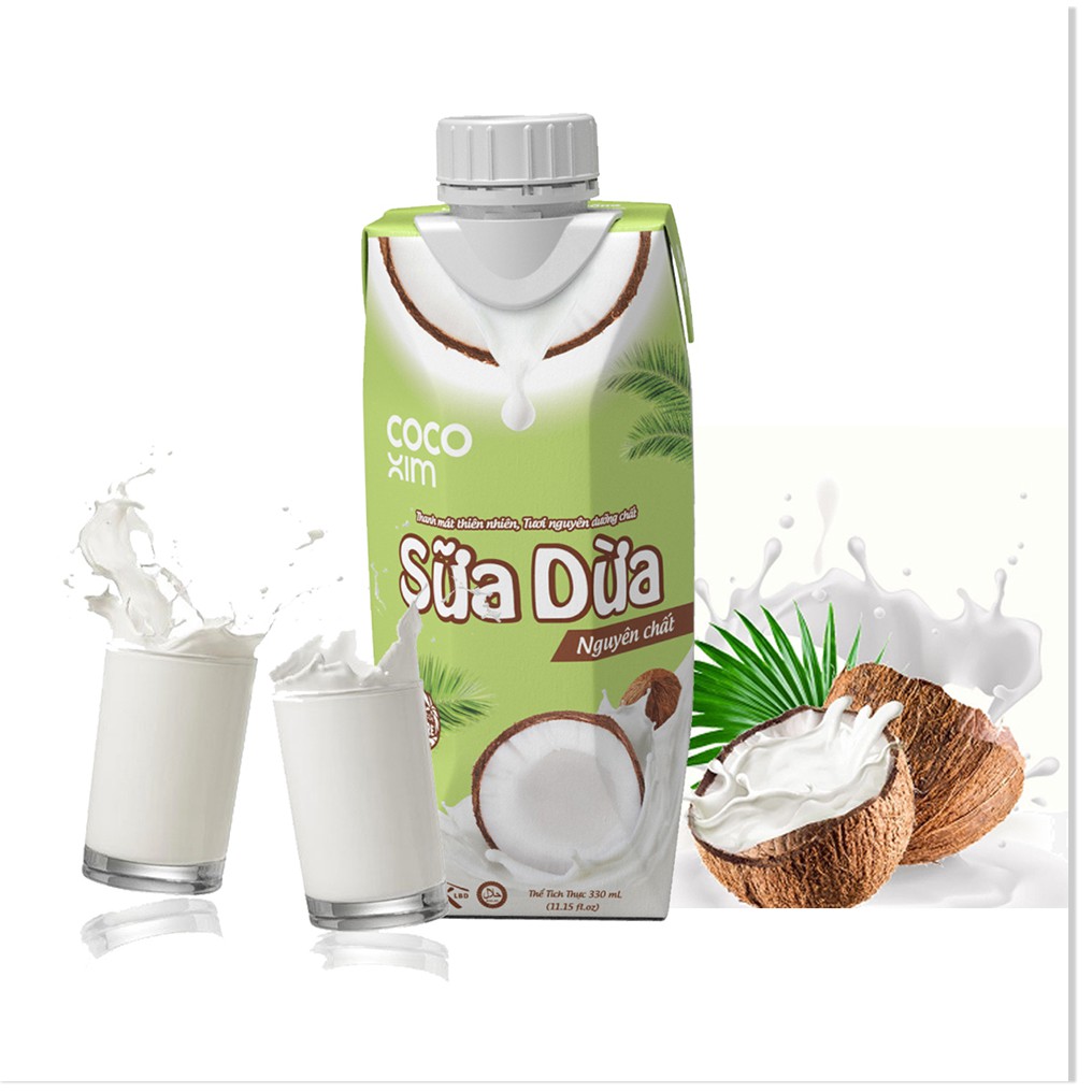 Đồ uống Sữa Dừa Nguyên Chất từ dừa tươi 100% - Thương hiệu COCOXIM 330ml - YOOSOO MALL