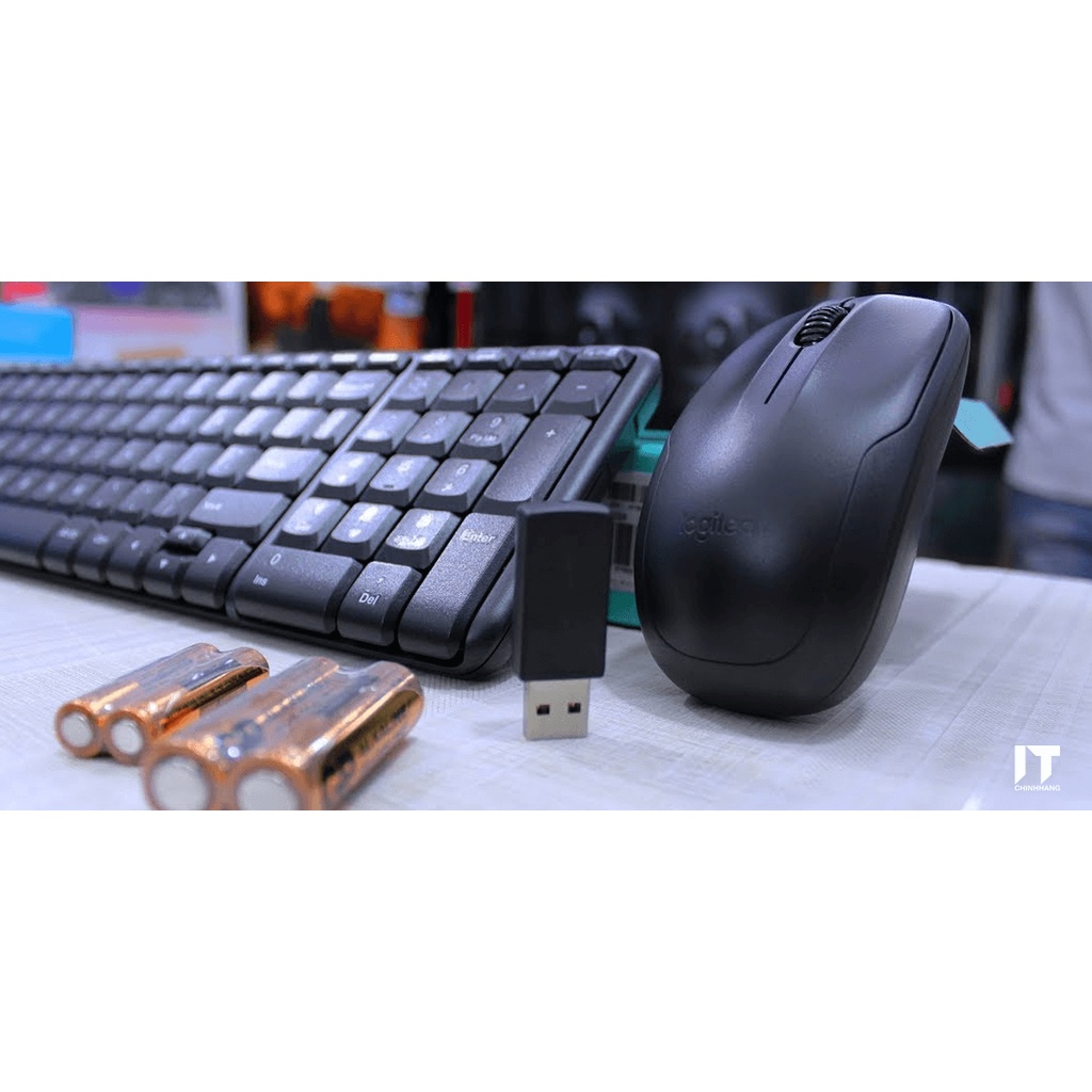 Bộ phím chuột không dây Logitech MK220 thuận tiện sử dụng