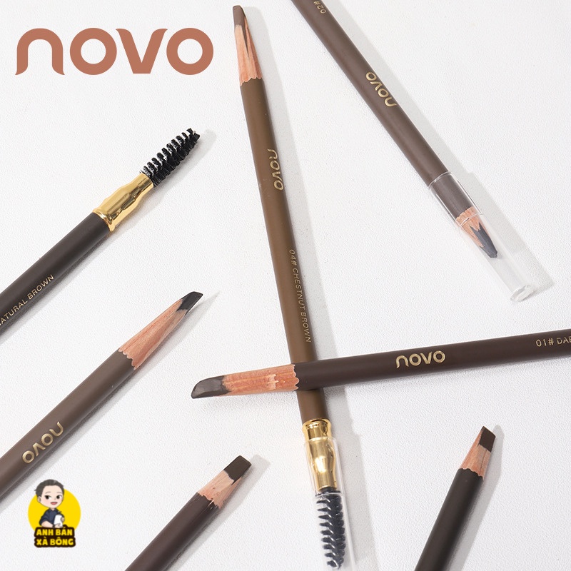Bút Chì Kẻ Mày NOVO Cloud Mist Eyebrow Pencil 5472