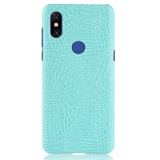 Ốp điện thoại cứng họa tiết da cá sấu cho Xiaomi Mi Mix 3