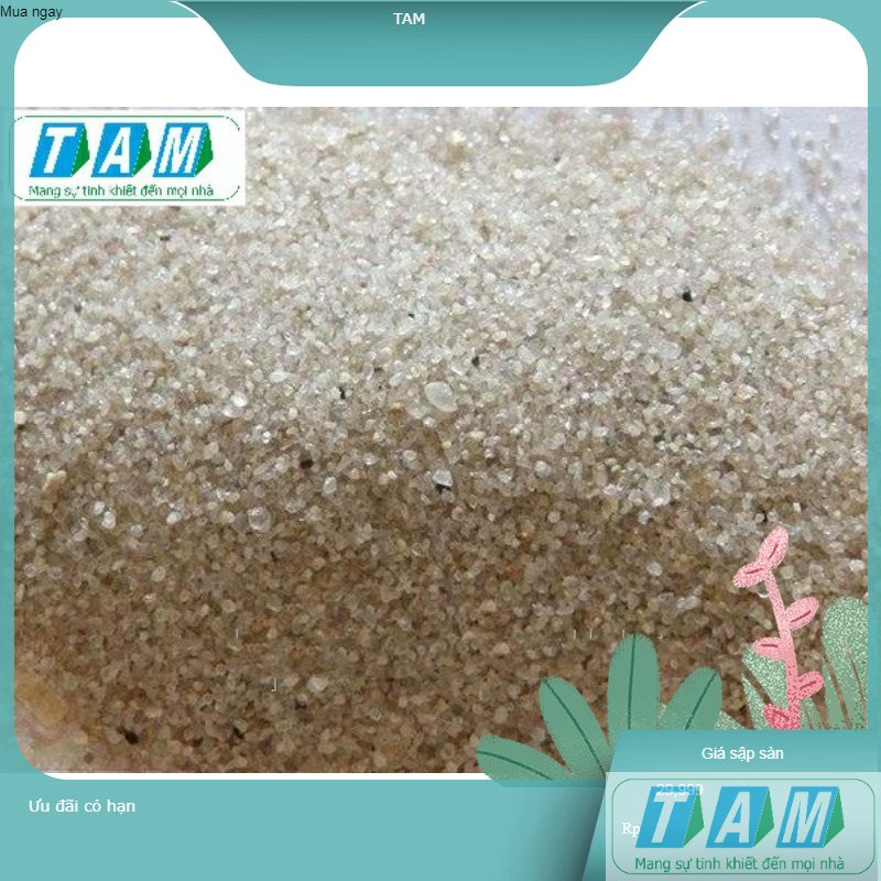 Combo 15kg cát thạch anh lọc nước