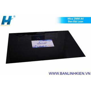 Mica khổ A4 dày 2MM các màu Trắng Đen Chàm (đài loan)