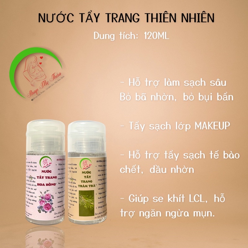 NƯỚC TẨY TRANG THIÊN NHIÊN