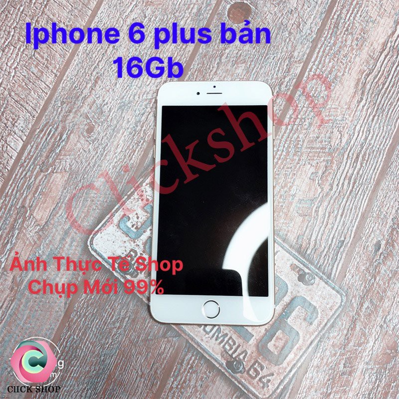 Điện Thoại iPhone 6 Plus 16GB ( Xám/Vàng/Trắng) Tặng ốp lưng