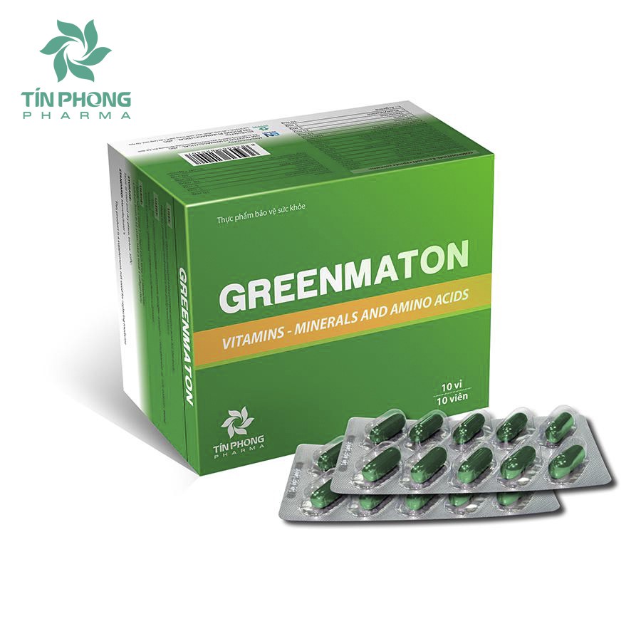 ✅[CHÍNH HÃNG] Greenmaton-Bổ sung các vitamin, khoáng chất và acid amin thiết yếu cho cơ thể giúp ăn ngon, ngủ tốt - 100v | BigBuy360 - bigbuy360.vn