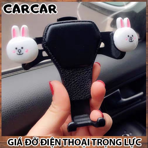 Giá đỡ điện thoại ô tô cài cửa gió hình Brown và những người bạn