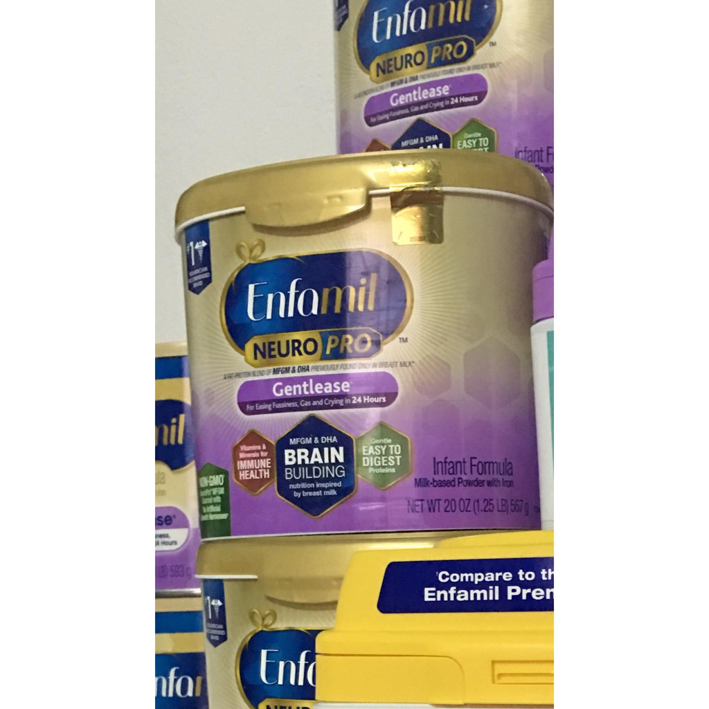 (Giá lẻ - bán sỉ hàng xách tay USA ) Sữa Enfamil NeuroPro ™ Gentlease® ( Bé 0-12 tháng )